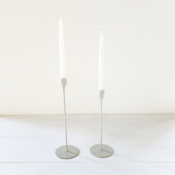 Modernist Candle Sticks - Beige 